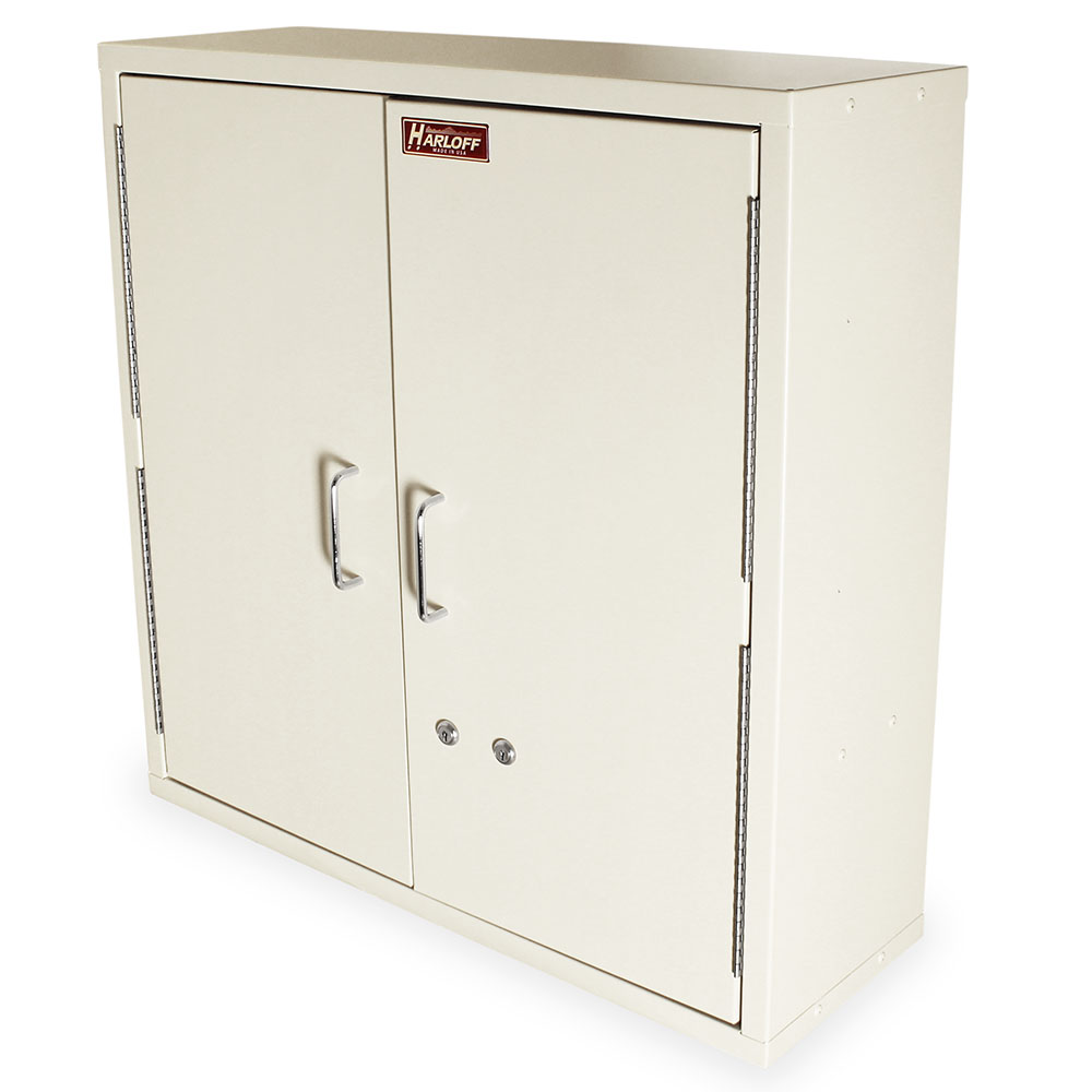 In Room Medication Painted Cabinet With Double Thick Security Door for 1-2 Residents, Includes Drop Down Shelf, Slam Loc