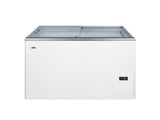 Flat Top Commercial Ice Cream Freezer with Sliding Glass Lid