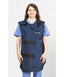 SPECIAL PROCEDURE APRON - .5 mm Light Weight Lead 21X36 Navy Blue- Small