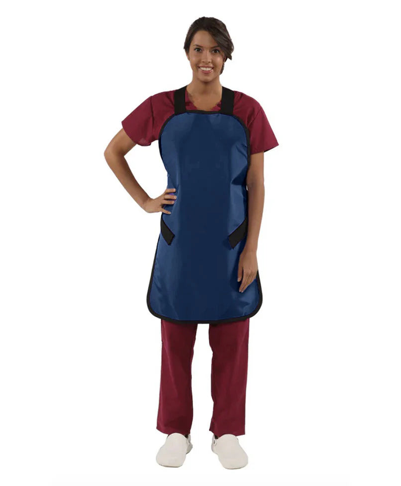 QUICK DROP APRON - .5 mm Lead Free 24X38 Shimmering Navy Blue - Medium Main image