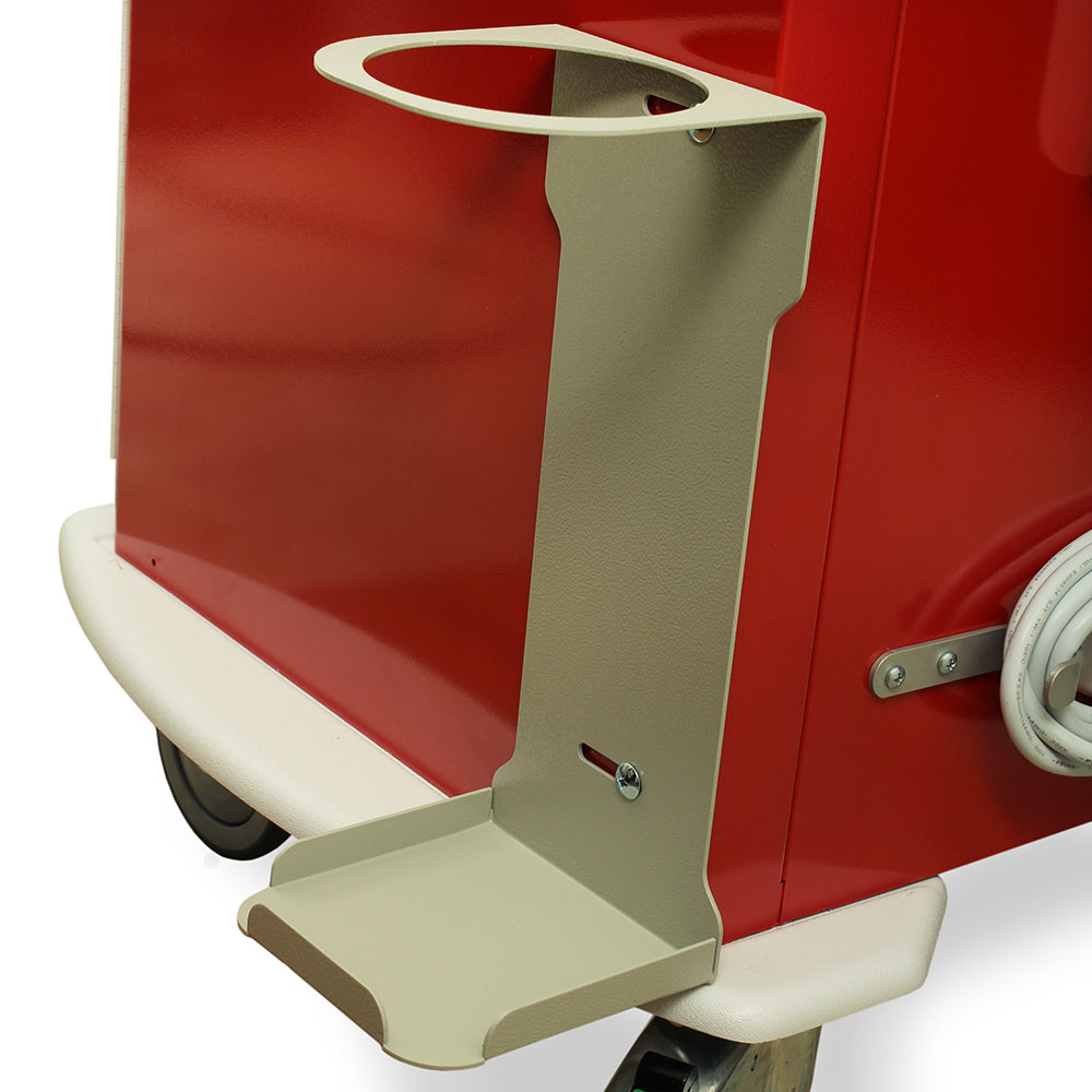 Harloff Oxygen Cylinder Holder, Aluminum, D/E Cylinders – O2HLDR-FI Secondary image