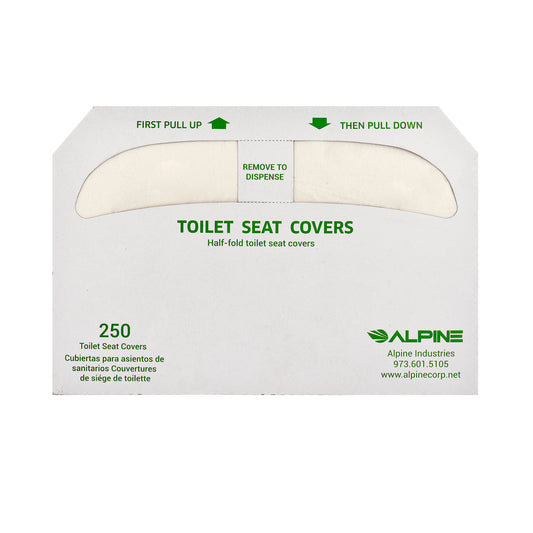 HALF-FOLD TOILET SEAT COVER ? 20 PACKS OF 250 COVERS