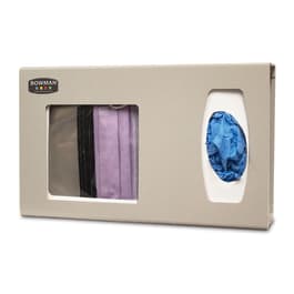 Bowman Dispensers Bowman ABS Face Shield and Glove Box Dispenser • 17.15"W x 4.75"D x 10.2"H