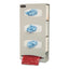 Bowman ABS Triple Glove Box Dispenser with Single Bag Dispenser • 10.1"W x 3.95"D x 20.4"H