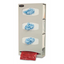 PPE Organizer Triple Glove w/Storage Wall/Door Cherry ABS