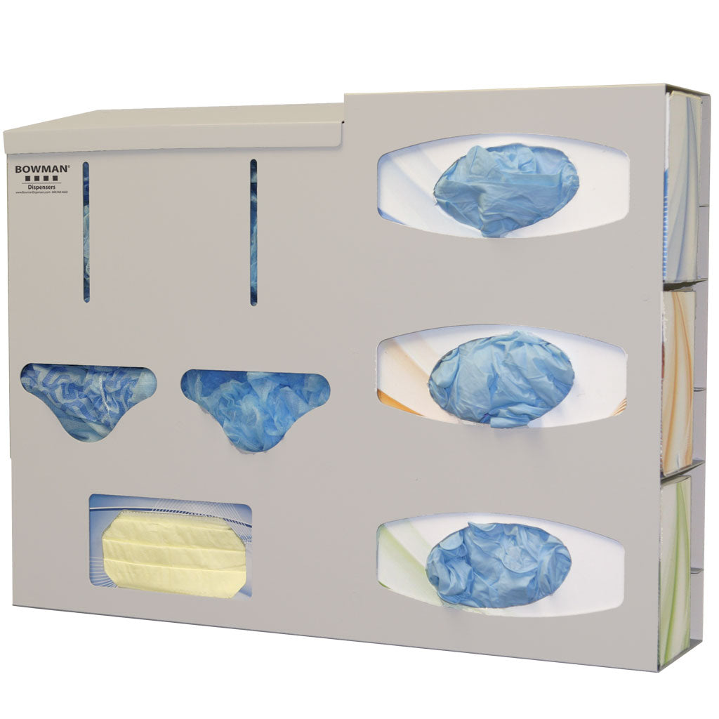 PPE Organizer Surgical Wall/Door Quartz Beige Aluminum