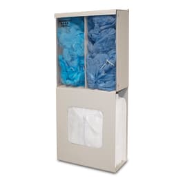 Bowman Dispensers Bowman ABS Small Bulk PPE Station • 12.38"W x 6.51"D x 30.71"H