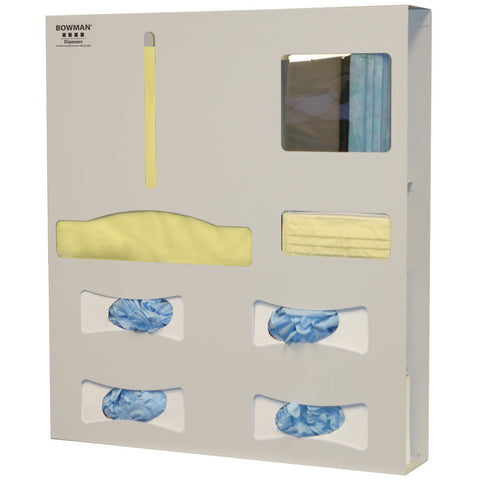 Bowman Dispensers Protective Wear Organizer - 4" - Quad Glove (Model PS412-0512)