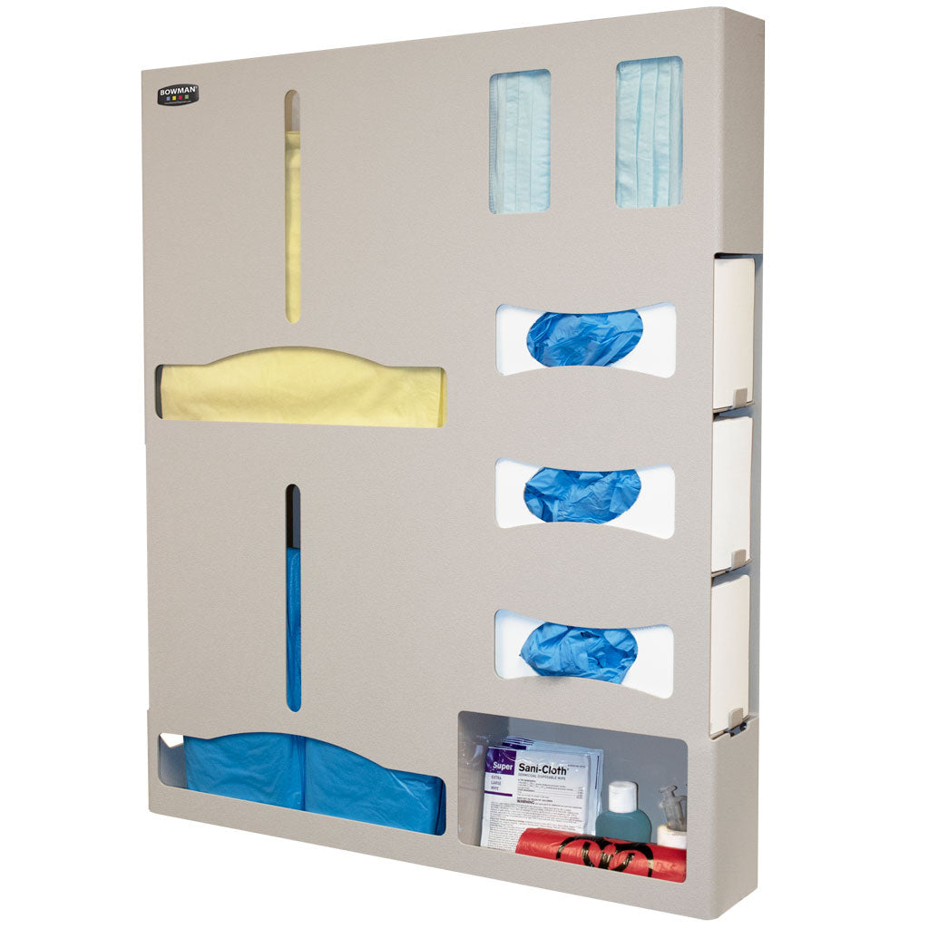 Bowman Dispensers Protective Wear Organizer - 4" - Double Gown (Model PS415-0212)