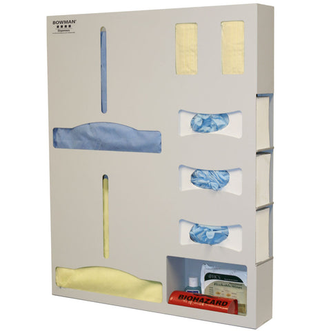 Bowman Dispensers Protective Wear Organizer - 4" - Double Gown (Model PS415-0512)