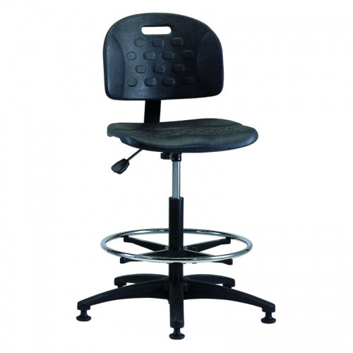 PT-3 Adjustable Polyurethane Tilting Industrial Stool - High Height Main image