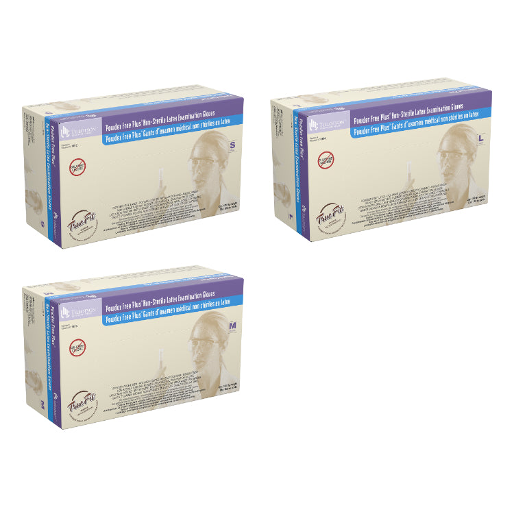 Powder-Free Plus Latex Exam Gloves Secondary image