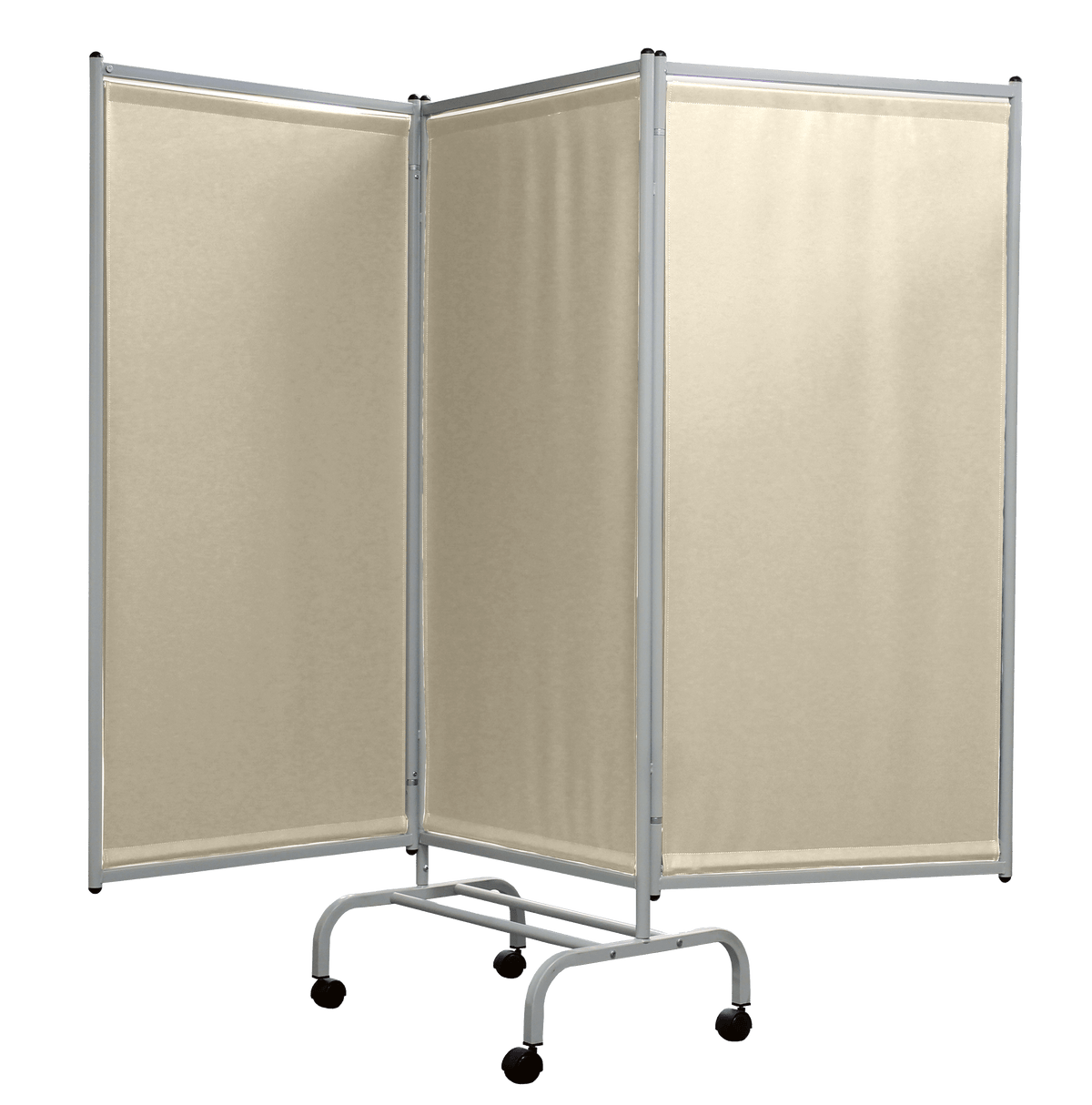 Privess™ Elite Designer 3-Panel Steel Frame Privacy Screen - front