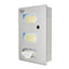 Bowman Steel Recessed Double Mask and Single Glove Dispenser • 12.34"W x 4.77"D x 18.83"H