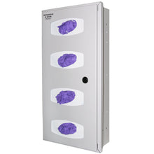 Semi-Recessed - Glove Box Dispenser - Quad
