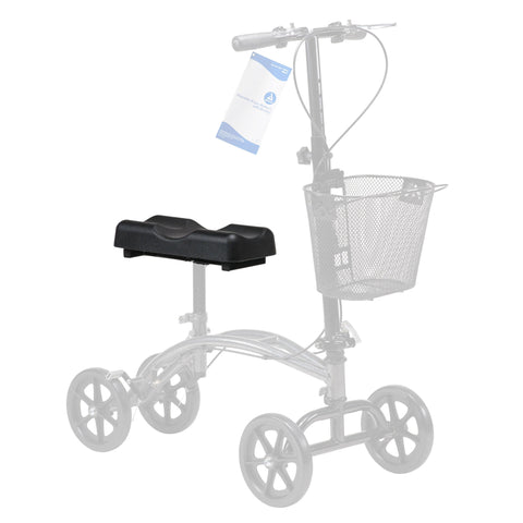 Knee Walker Seat, Black