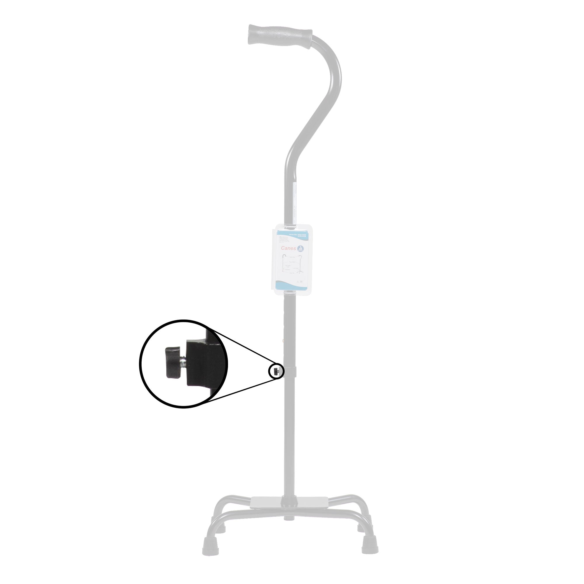 Quad Cane Adjustment Knob Code: RPQC-05SB