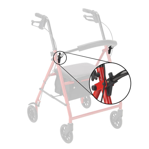 Dynarex Rollator Backrest Pivot Bracket