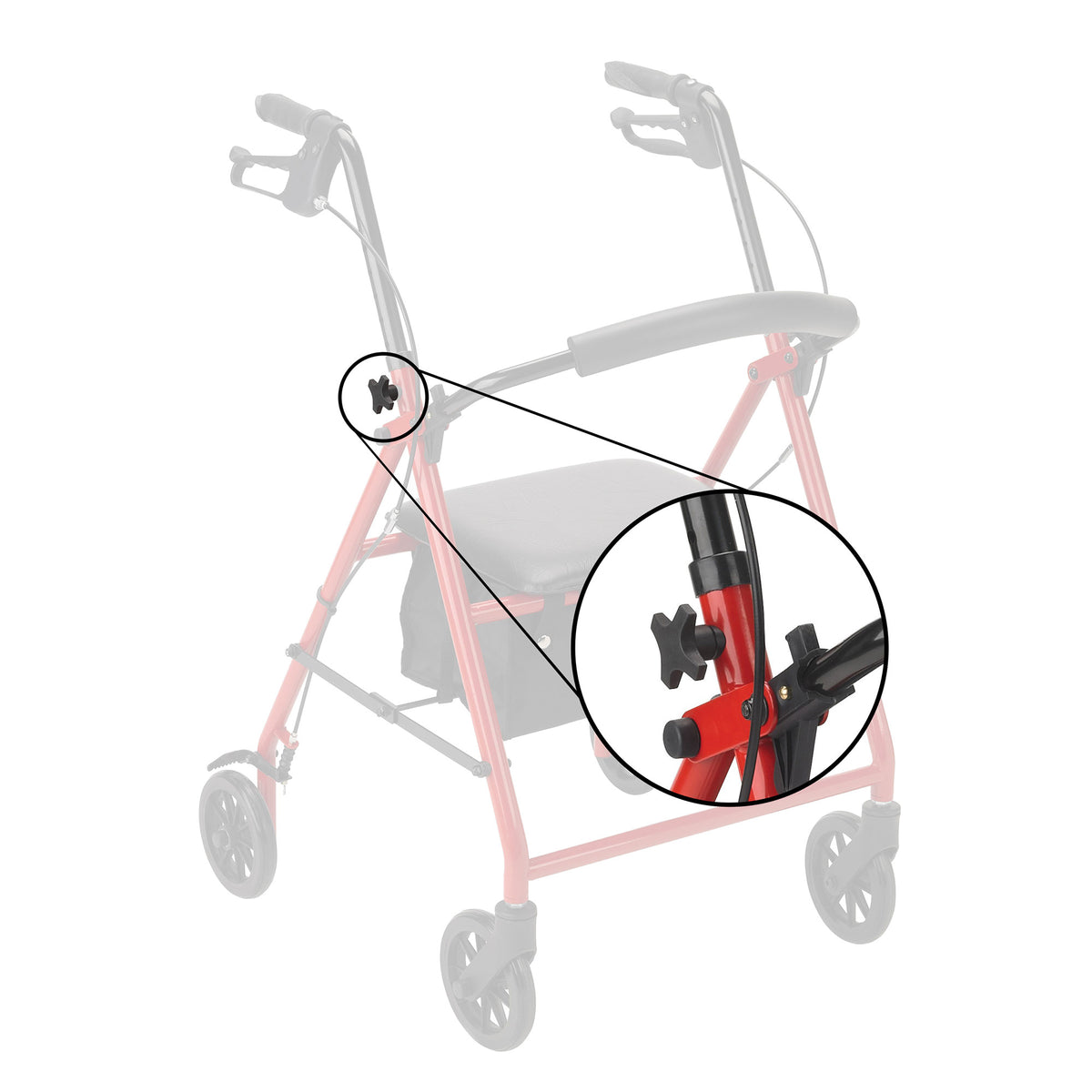 Dynarex Rollator Adjustment Knob