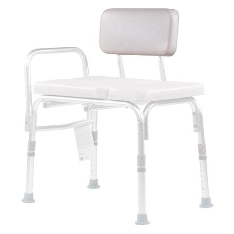 Dynarex Padded Tub Transfer Bench Seat/Back Rest Pad