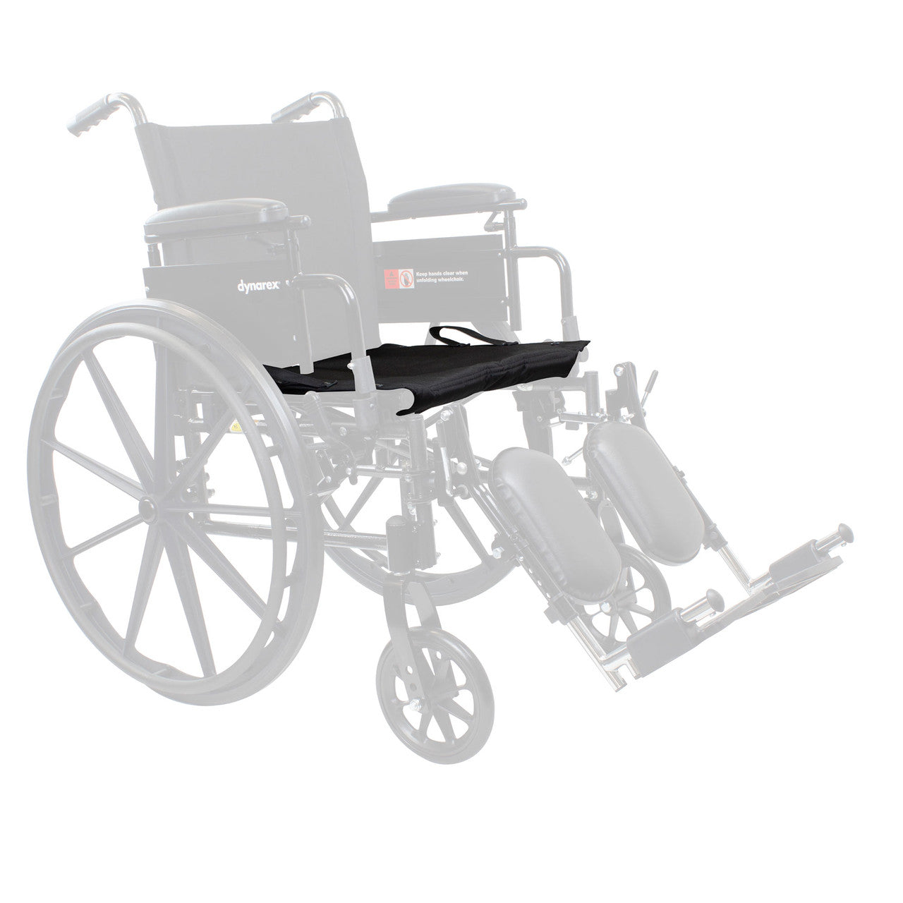 DynaRide Pediatric Wheelchair Seat Upholstery Black/12" (RPWC03-0912S)