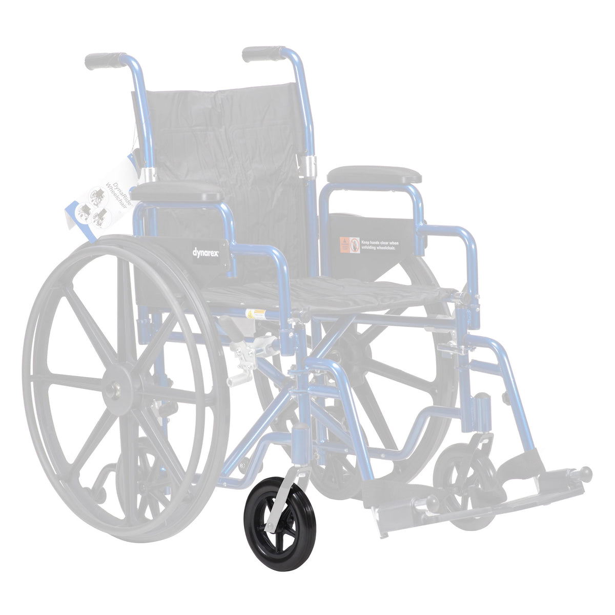 Convertible Wheelchair Front Caster Fork, 1pc/inner carton