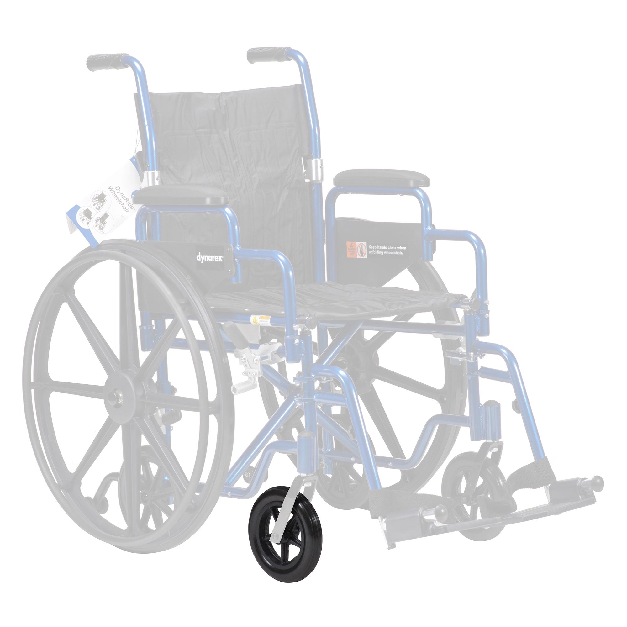 Convertible Wheelchair Front Caster Fork, 1pc/inner carton
