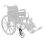 DynaRide S2 S3 S4 S7 HD Reclining Wheelchair Fork Code: RPWC14-A