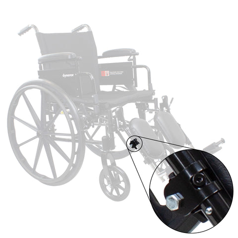 Dynarex DynaRide Wheelchair Foot Rest Adjustment Lever