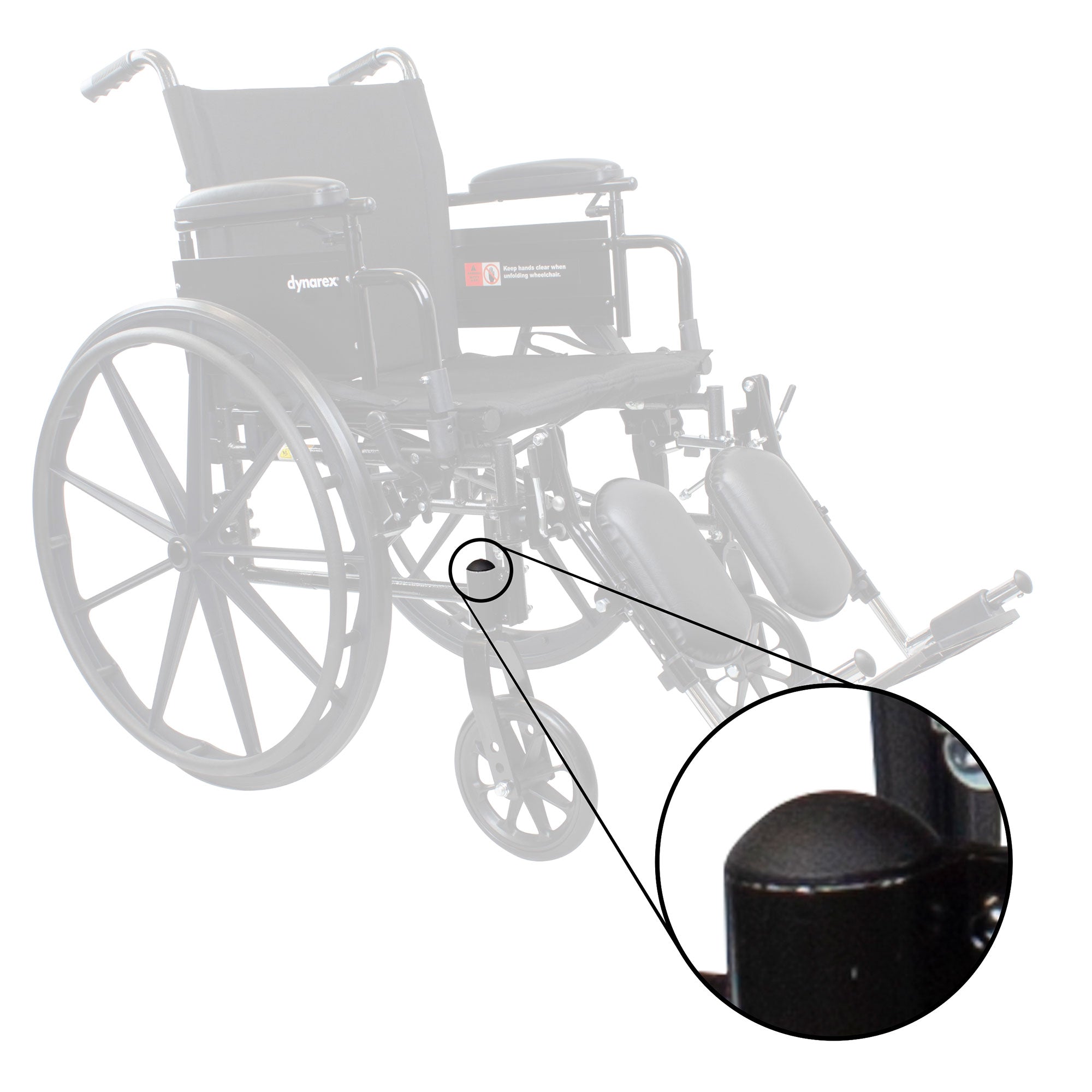 DynaRide Wheelchair Front Fork Stem Cap Code: RPWC17