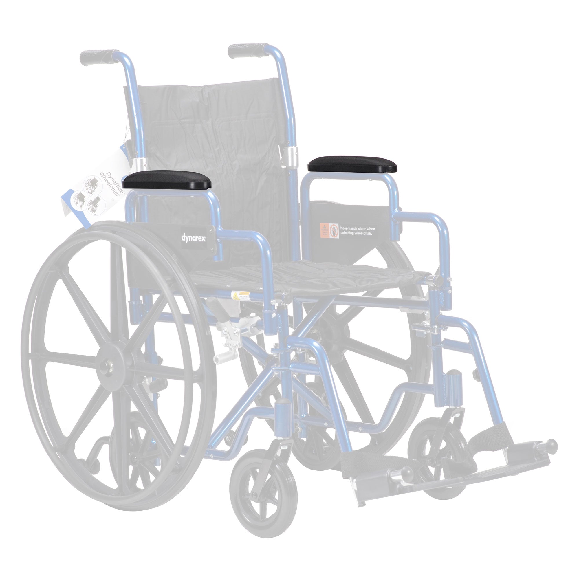 Convertible Wheelchair Armrest Pad - Pair, 1pr