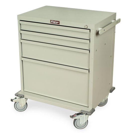 Rapid Response Cart, Four Drawers, Key Lock, RRC344SD