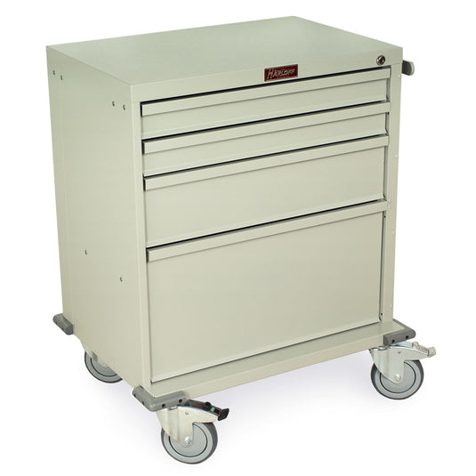 Rapid Response Cart, Four Drawers, Key Lock, RRC344SD