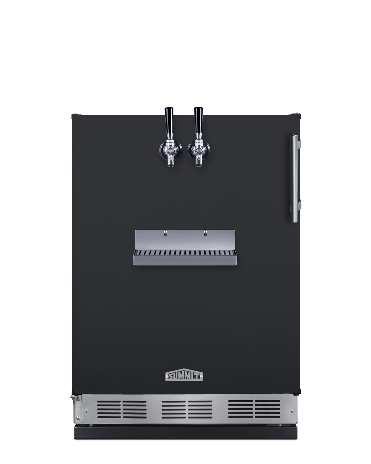 Built-in undercounter front tap kegerator for commercial or home use