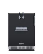 Built-in undercounter front tap kegerator for commercial or home use