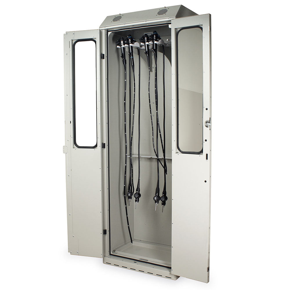 Harloff SureDryPainted Low Carbon 30" Wide Steel Scope Drying Cabinet – SC8030DRDP-DSS2305-BRONCH5OV5