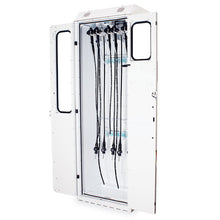 SureDry Painted Low Carbon 30" Wide Steel Scope Drying Cabinet, Capacity of 10 Scopes, Solid Double Doors, Key Locking.
