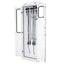 SureDry Painted Low Carbon 30" Wide  Steel Scope Drying Cabinet, Capacity of 10 Scopes, Solid Double Doors, Key Locking.
