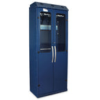 SureDry Painted Low Carbon Steel 36" Wide Scope Drying Cabinet, Capacity of 15 Scopes, Tempered Glass Double Doors, Key