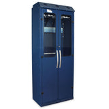 SureDry Painted Low Carbon Steel 36" Wide Scope Drying Cabinet, Capacity of 15 Scopes, Tempered Glass Double Doors, Key