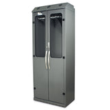 SureDry Painted Low Carbon Steel 36" Wide Scope Drying Cabinet, Capacity of 8 Scopes, Tempered Glass Double Doors, Basi (Model SC8036DREDP-8)