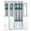 SureDry Painted Low Carbon Steel 60" Wide Scope Drying Cabinet (2 each 30" cabinets), Capacity of 20 Scopes, Tempered Gl