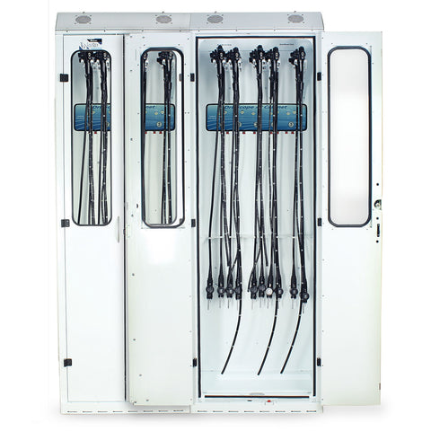 Harloff SC8060DRDP-2DSS2310 SureDry Painted Low Carbon Steel 60" Wide Scope Drying Cabinet (2 each 30" cabinets, Capacit