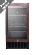18" Wide Built-in Undercounter Panel-ready All-refrigerator
