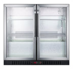 Commercial Back Bar Beverage Center for Freestanding Use