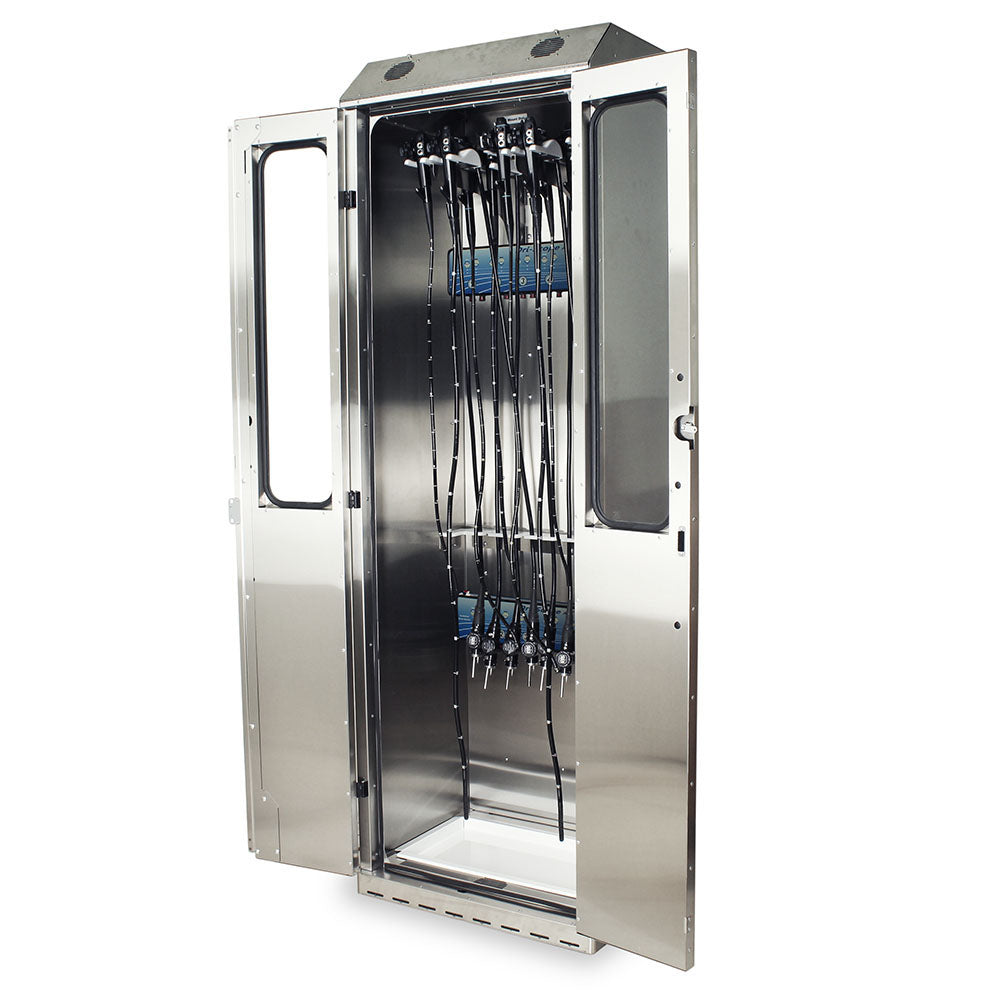 SureDry 10 Scope Cabinet with Dri-Scope Aid®, Stainless, Key Lock, SCSS8030DRDP-DSS2310