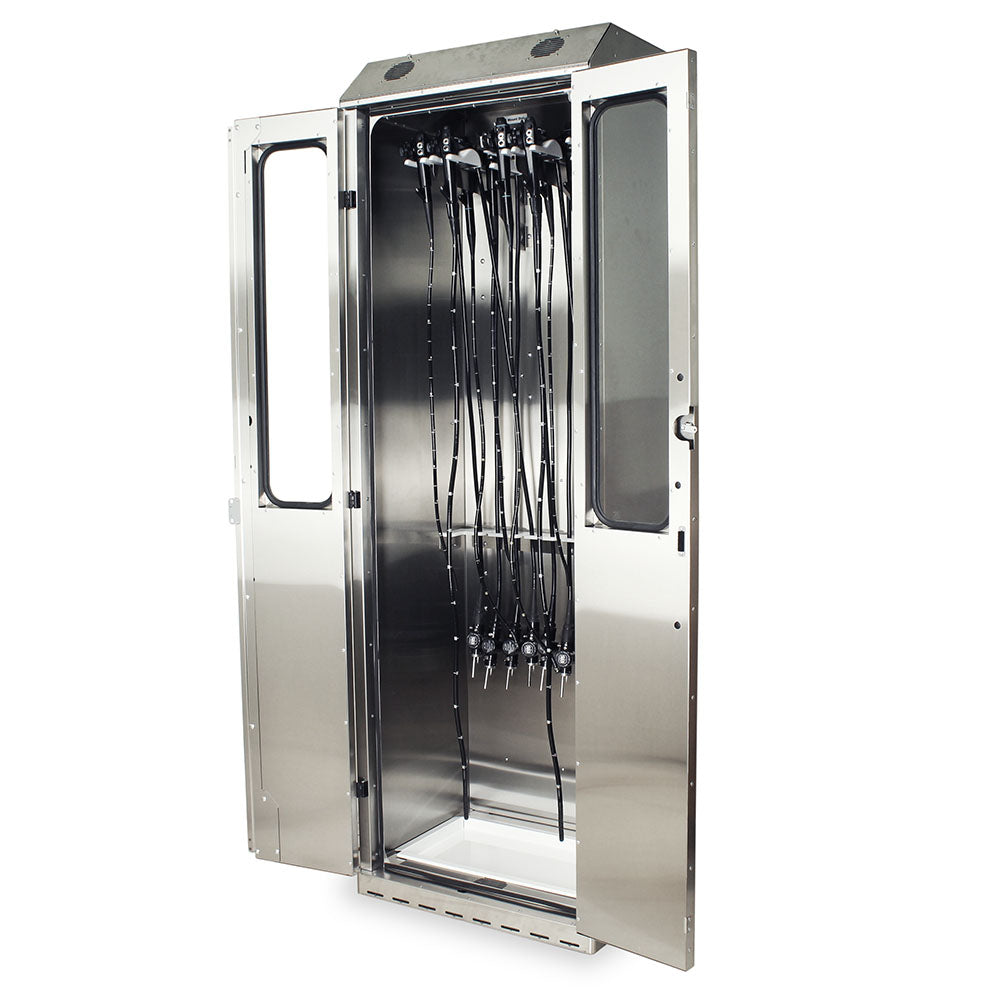 Harloff SureDry Stainless Steel 30" Wide Scope Drying Cabinet, Capacity of 8 Scopes – SCSS8030DRDP-8