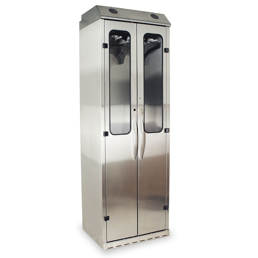 Harloff SureDry Stainless Steel 30" Wide Steel Scope Drying Cabinet, Capacity of 5 Scopes – SCSS8030DRDP-5