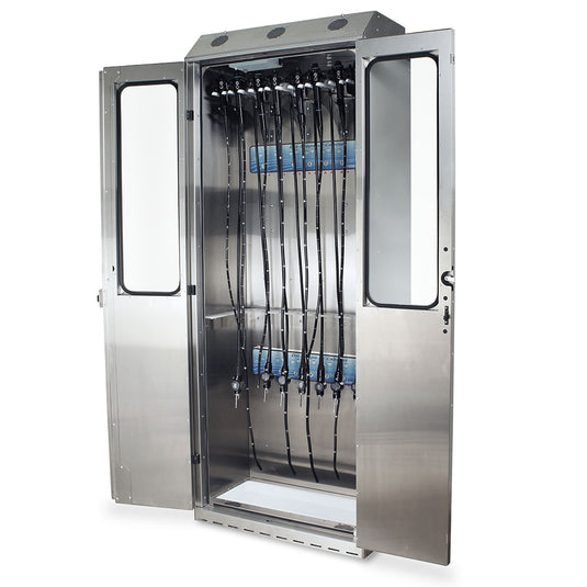 SureDry 14 Scope Cabinet with Dri-Scope Aid®, Stainless, Key Lock, SCSS8036DRDP-14-DSS3316