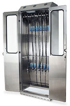 SureDry Painted Low Carbon Steel 60" Wide Scope Drying Cabinet (2 Each 30" Cabinets) Capacity of 20 Scopes, Tempered Gla